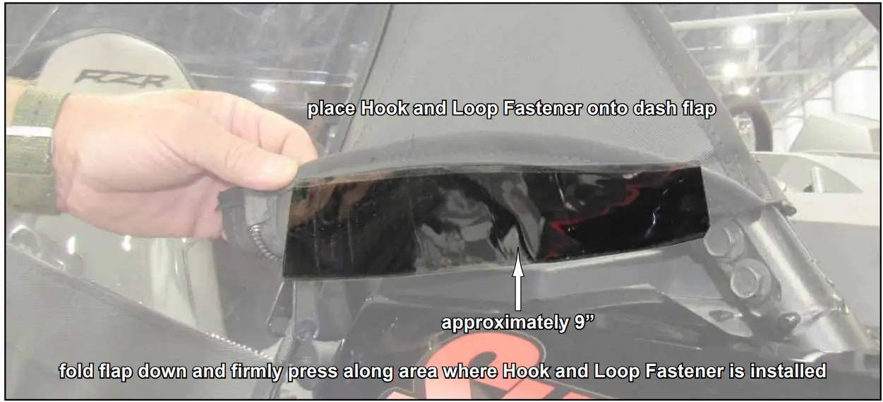 RZR XP 1000 Primal Soft Cab Enclosure Upper Doors Installation Instruction illustration