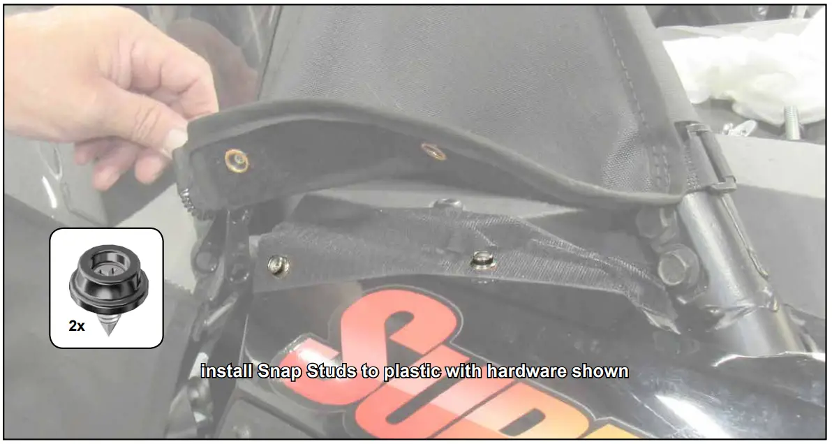 RZR XP 1000 Primal Soft Cab Enclosure Upper Doors Installation Instruction illustration