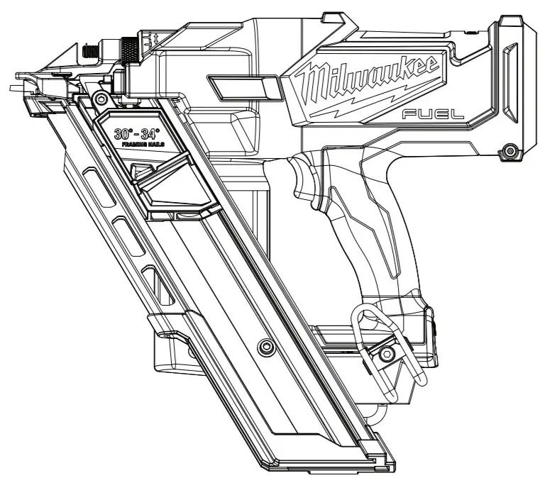 milwaukee M18 FFN Framing Nailer