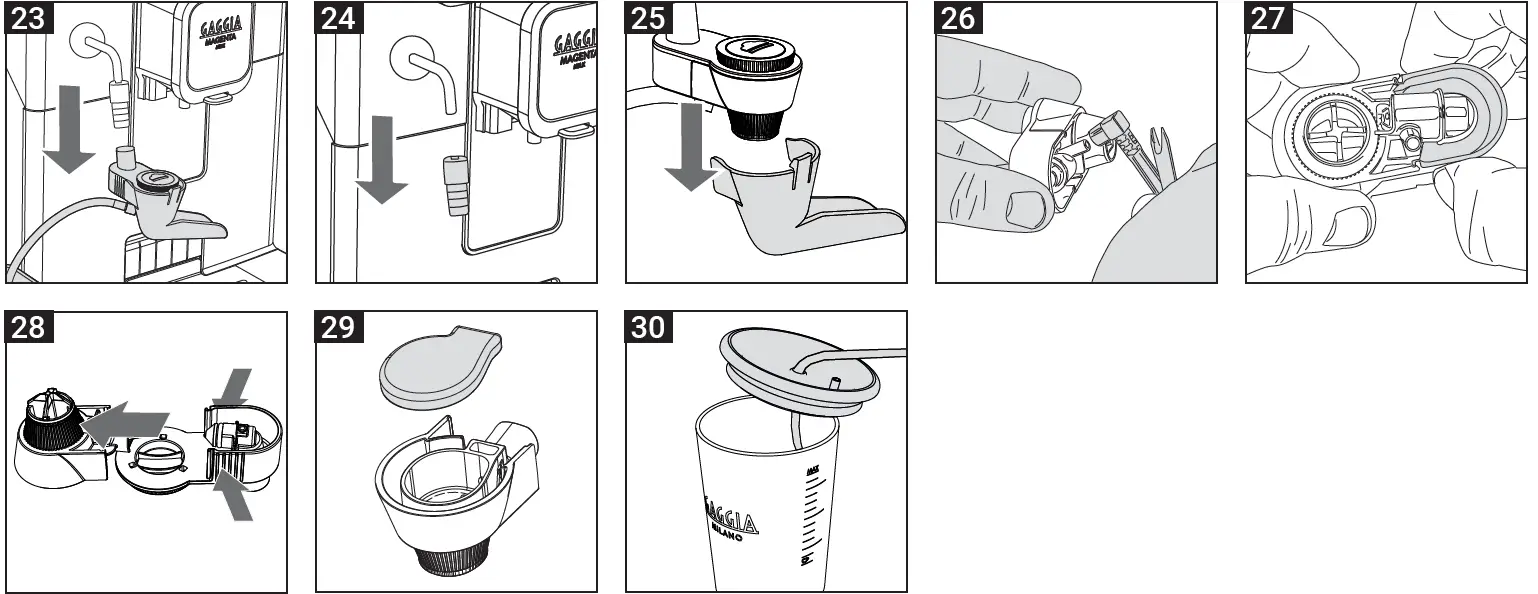 GAGGIA RI8701 Magenta Milk Automatic Coffee Maker 03