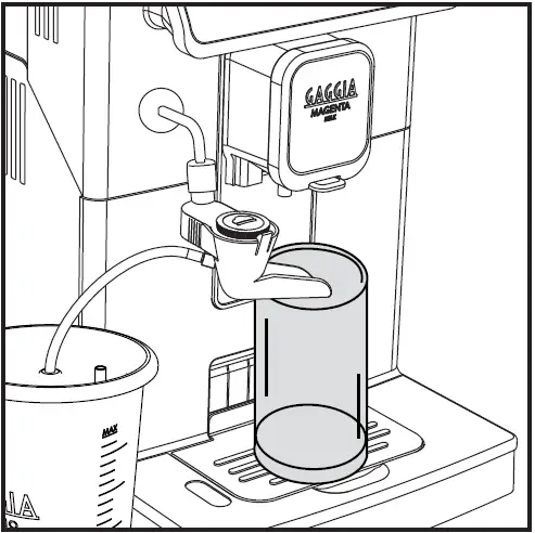 GAGGIA RI8701 Magenta Milk Automatic Coffee Maker 16