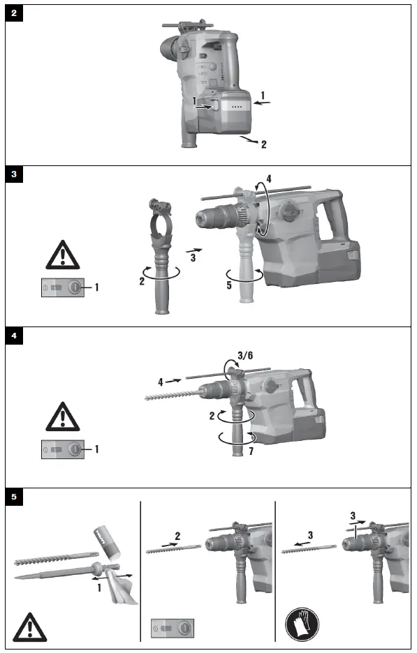 HILTI-TE-60-A36-Cordless-rotary-hammer - Cordless-FIG2