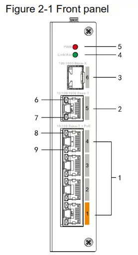 dahua RJ-45 4-8-Port 10-100 Mbps Unmanaged Hardened PoE Switch - FIG 2