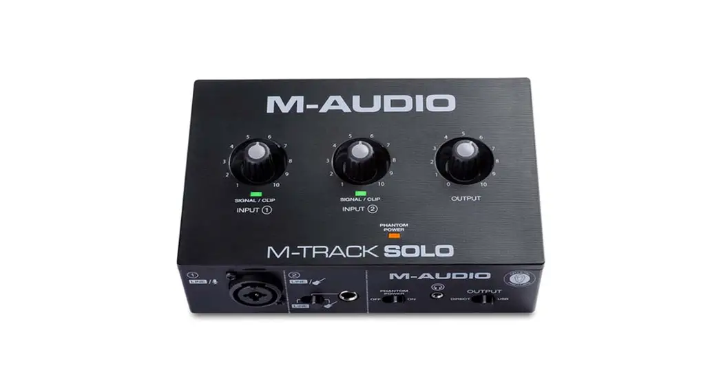 M-audio M-track Solo 2-channel Usb Audio Interface User Guide