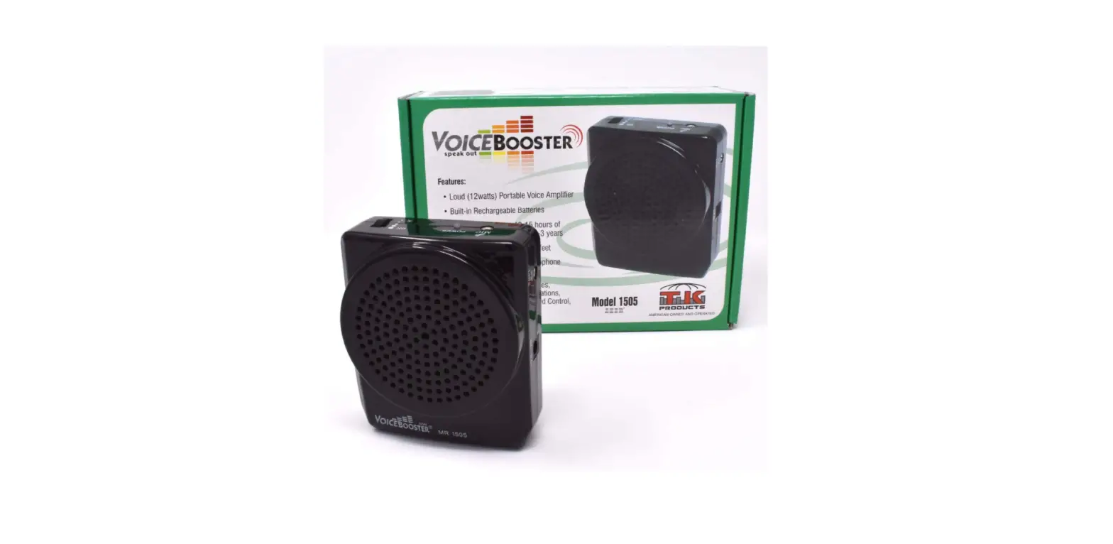Voicebooster Mr1505 Voice Amplifier 12watts Black Instruction Guide