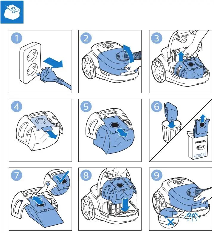 PHILIPS FC8594 5000 Series Bagged Vacuum Cleaner - overview 5