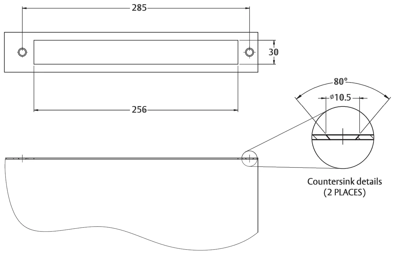 ASSA ABLOY ES8100 Wireless Door Locks - Hollow Frame