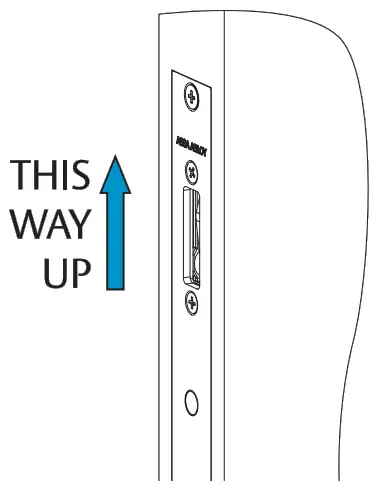 ASSA ABLOY ES8100 Wireless Door Locks - Mounting Orientation