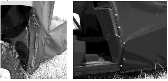 FALCON RIDGE JD-550S4-FC04 John Deere Gator XUV 550 S4 Full Cab with Aero-Vent Lexan Windshield-fig4