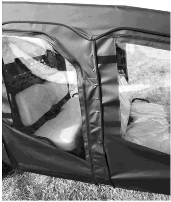 FALCON RIDGE JD-550S4-FC04 John Deere Gator XUV 550 S4 Full Cab with Aero-Vent Lexan Windshield-fig5