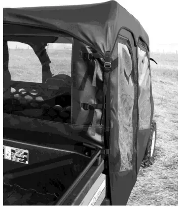 FALCON RIDGE JD-550S4-FC04 John Deere Gator XUV 550 S4 Full Cab with Aero-Vent Lexan Windshield-fig8