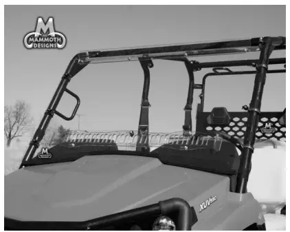 FALCON RIDGE JD-550S4-FC04 John Deere Gator XUV 550 S4 Full Cab with Aero-Vent Lexan Windshield-fig9