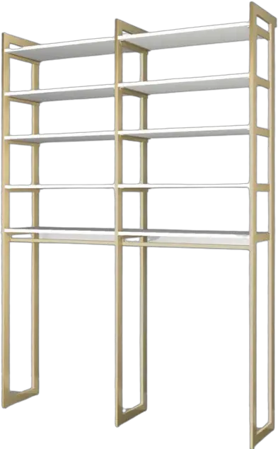 Gold Metal INS-0033 20 Inch Depth Perry St White Woodgrain