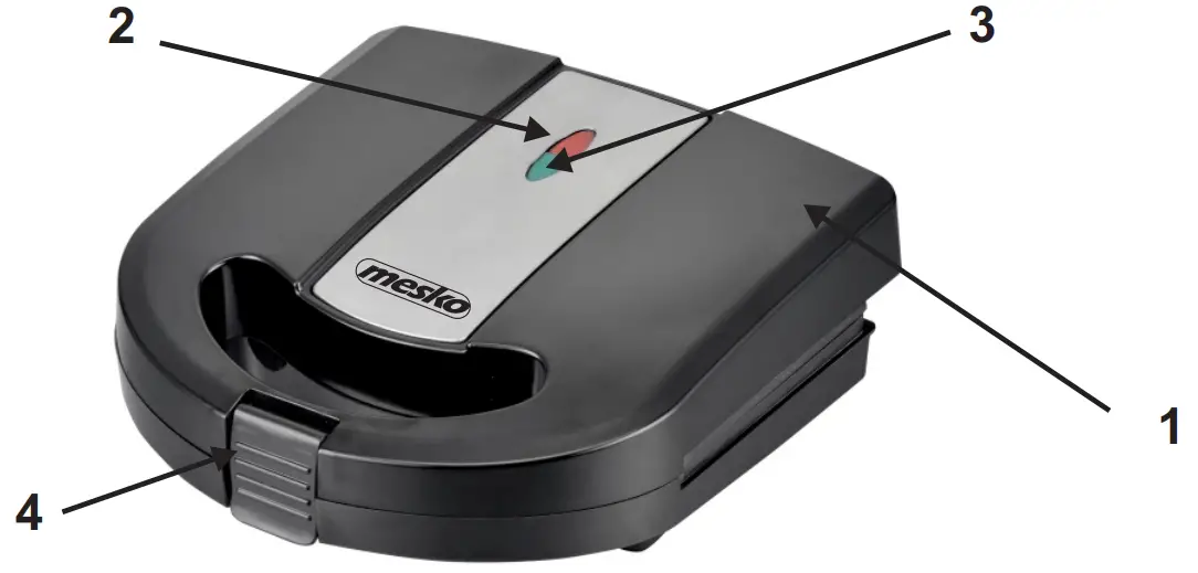 mesko MS 3045 Sandwich Maker - Fig 1