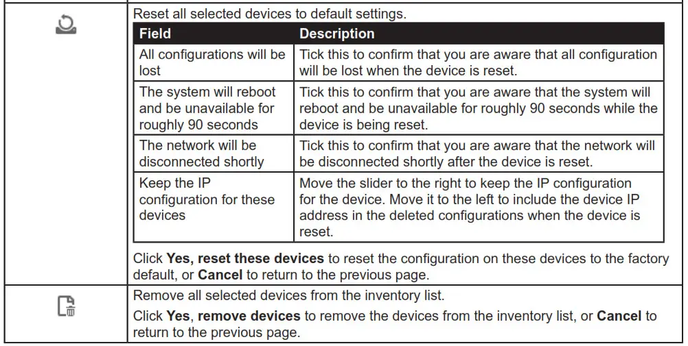 D-Link Network Assistant - Batch Settings Table 4