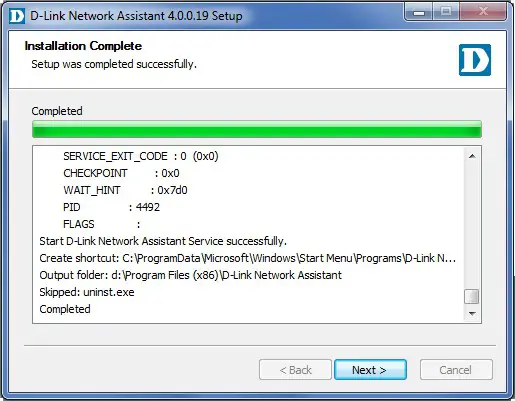 D-Link Network Assistant (DNA) -Installation 4
