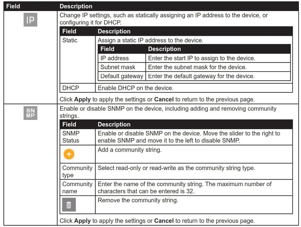D-Link Network Assistant - Figure 7-2—Device Settings