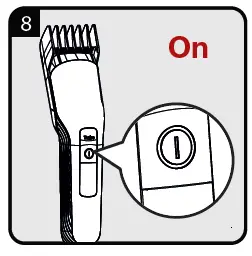 GRUNDIG -8030-Hair-and-Beard-Clipper-FIG-9