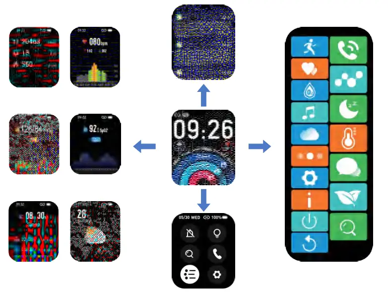 SMART WATCHES P66 Smart Watch - fig4