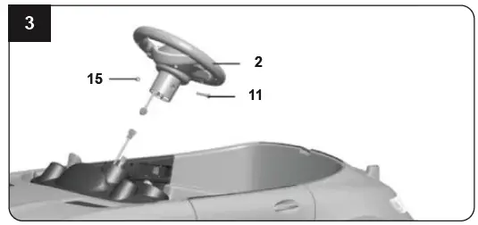 JAMARA 460548 Mercedes AMG GT R-3