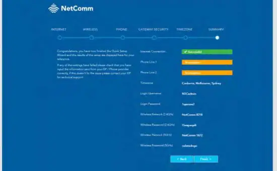 FIG 23 Using the first-time setup wizard SUMMARY