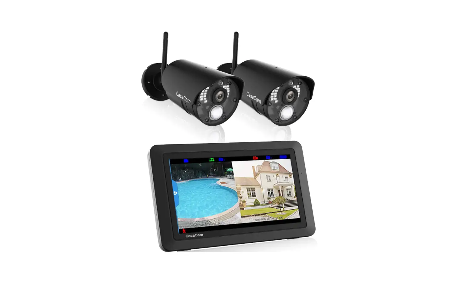 Casacam Vs5102 10.1 Inch Wireless System With Night Vision Camera User Manual