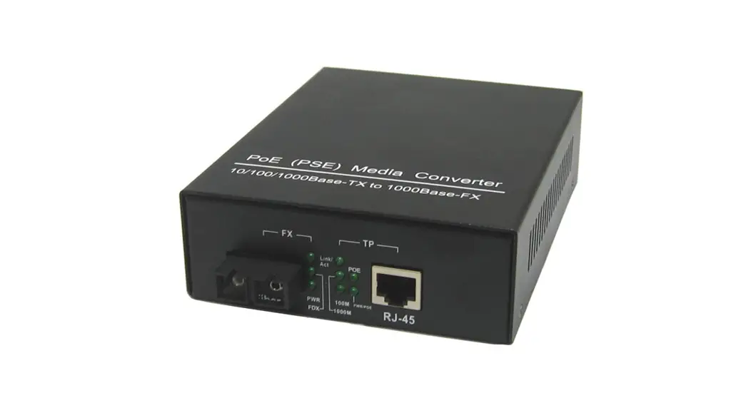 Davantel Fr-poe332-sfp Poe Pse Ethernet Media Converter User Manual
