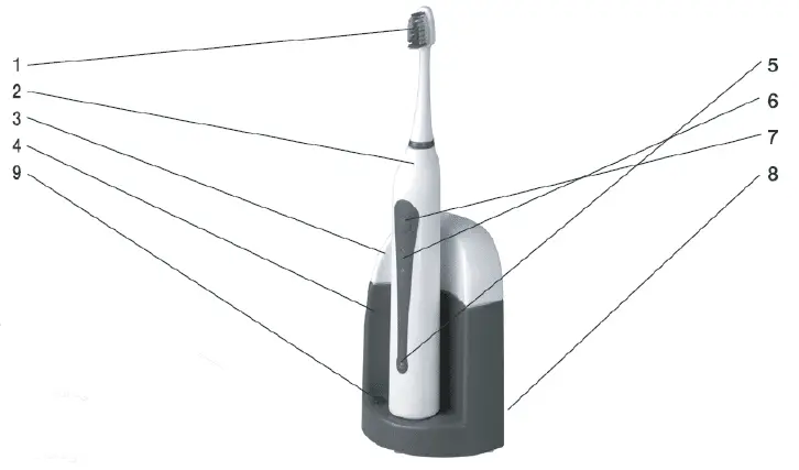 Sonic Toothbrush 421.ra Instruction Manual