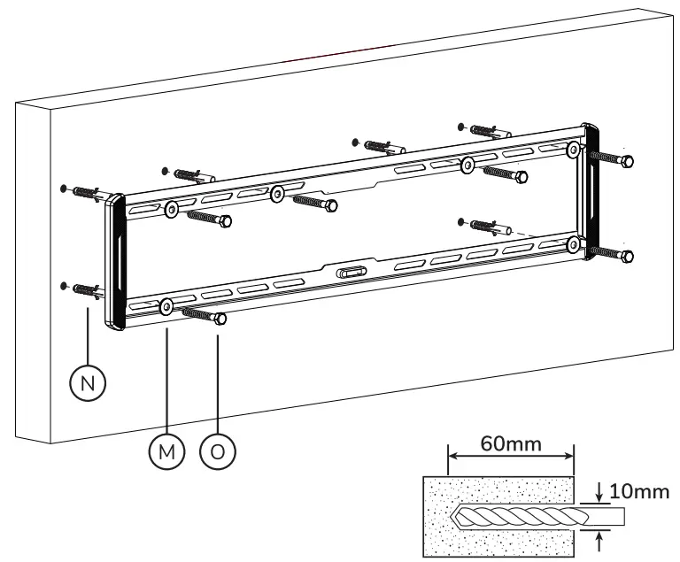 Neomounts WL35-550BL18 TV Wall Mount - fg 5