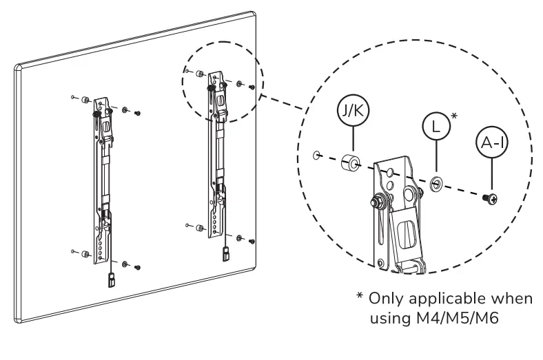 Neomounts WL35-550BL18 TV Wall Mount - fg 6