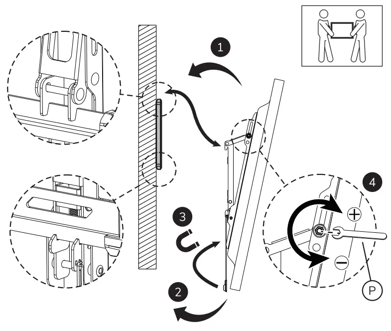 Neomounts WL35-550BL18 TV Wall Mount - fg 7