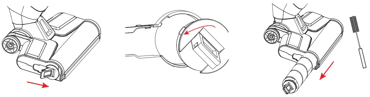 Mamibot FLOMO I Multi-Surface Floor Cleaner - Brush Cleaning