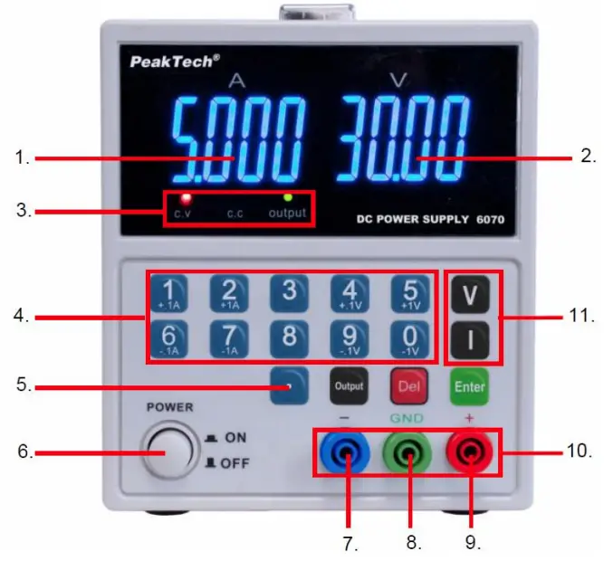 PeakTech 6070 Laboratory Power Supply - fig