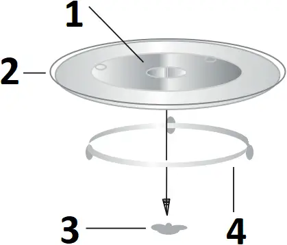 beko BMOB 17131 X - Installing the turntable