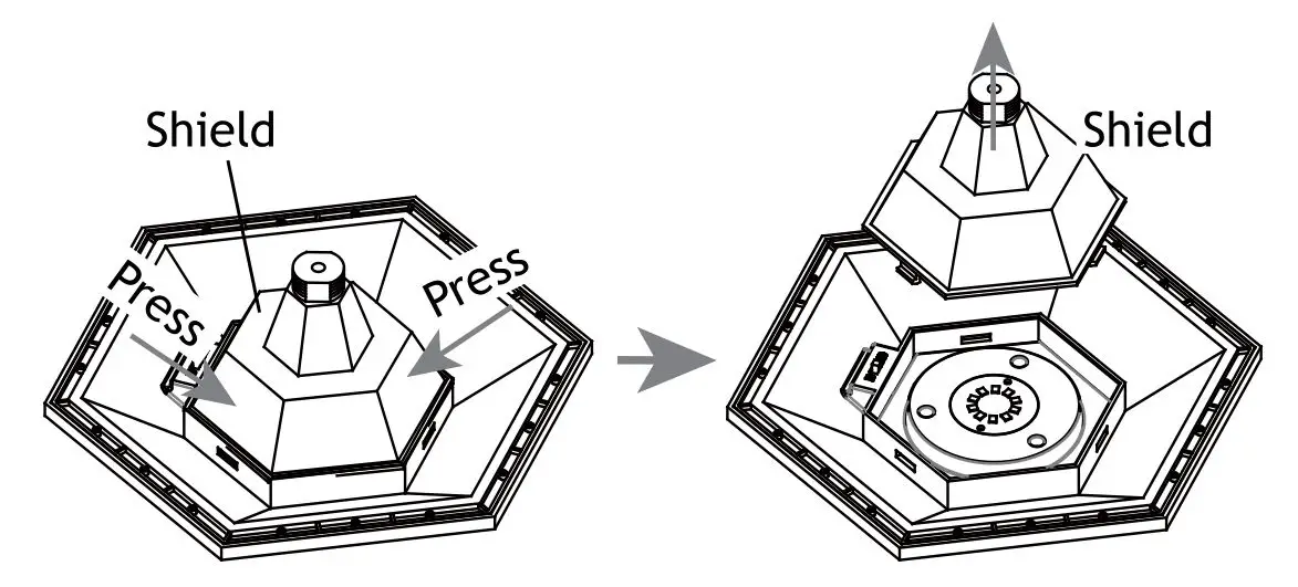 ASPL-3028-X-XX AMP Low Voltage Landscape Lighting - Remove Shield