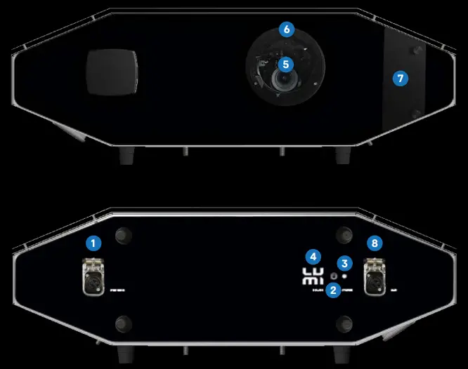 LM3X LAZR Professional Video Projector fig 1