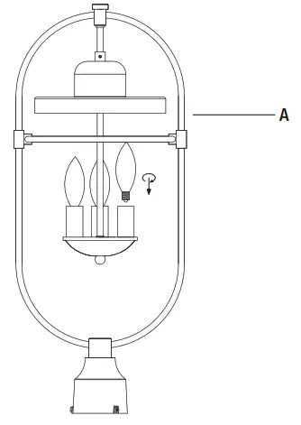 GLUCKSTEINELEMENTS 39661 HBC Lowell 3 Light Black Outdoor Post Mount - fig6