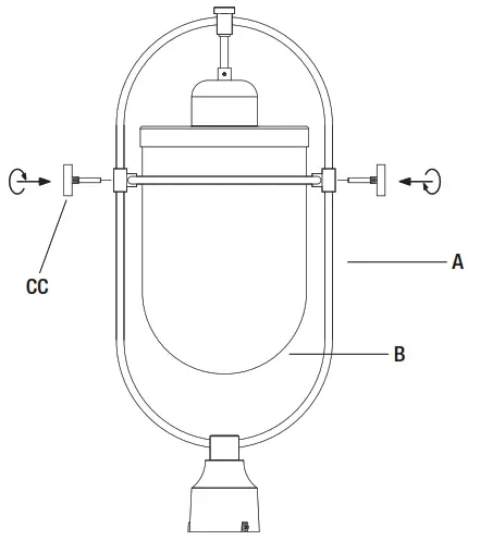 GLUCKSTEINELEMENTS 39661 HBC Lowell 3 Light Black Outdoor Post Mount - fig8