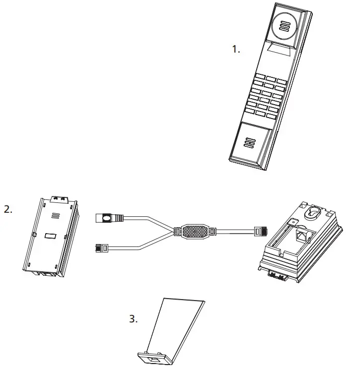 JACOB JENSEN HT20D Cordless Handset - fig1