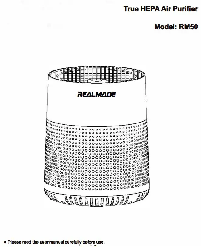 Matrix Decor RM50 True HEPA Air Purifier Installation Guide