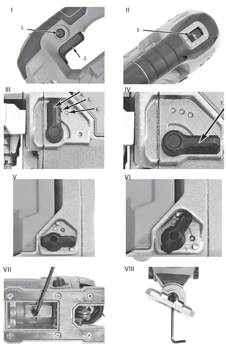 BORMANN PRO BJS7300 Jigsaws and Reciprocating Saw - fig 2