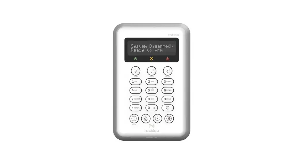 Resideo Prosixlcdkp-eu Pro Lcd Keypad User Guide Resideo Prosixlcdkp-eu Pro Lcd Keypad User Guide