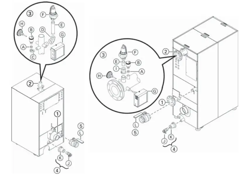 VIESSMANN Vitocrossal 200 CI2 Series Gas Condensing Boilers with Matrix Cylinder Burners - Figure 7