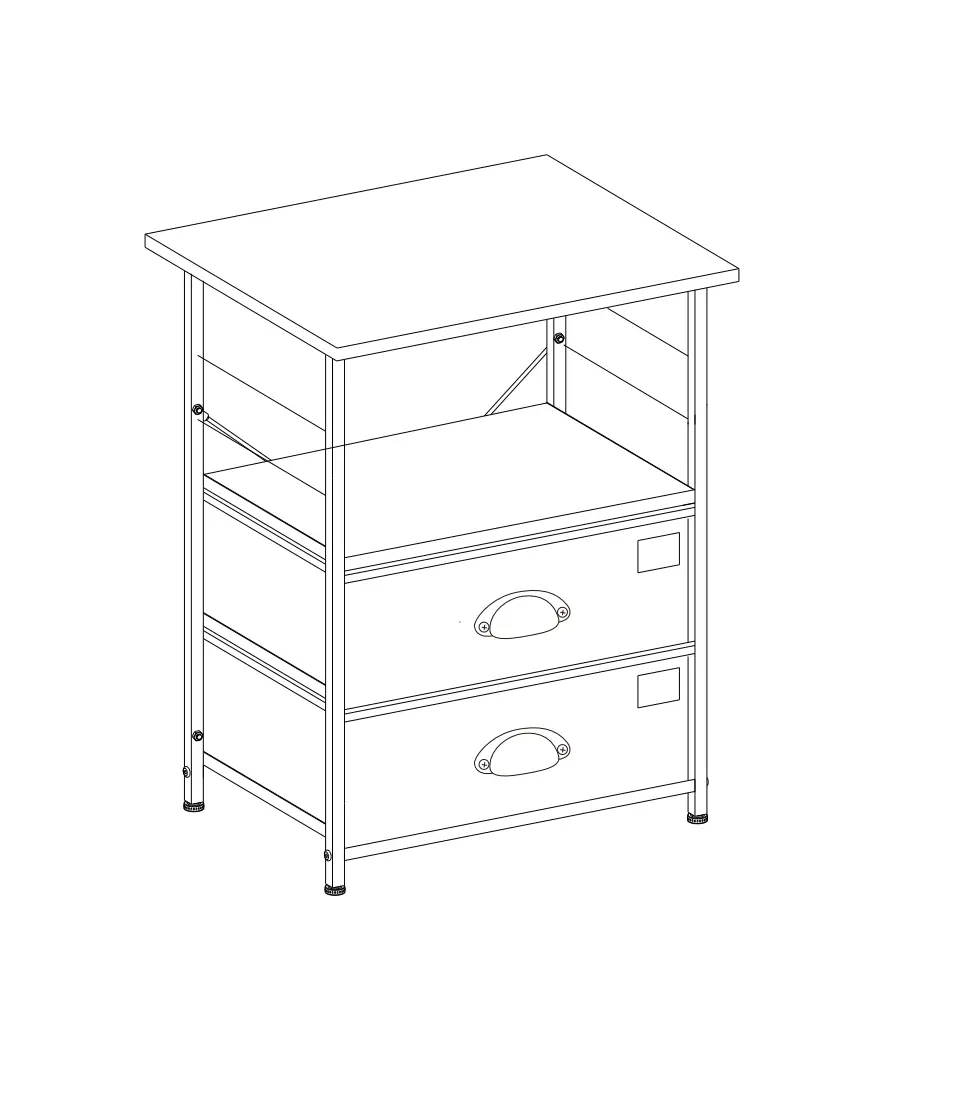 Costway Jz10020 Bookshelf With 2 Drawers User Manual Costway Jz10020 Bookshelf With 2 Drawers User Manual