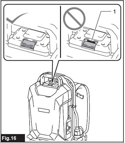 makita CBU02 Battery Powered Backpack Blower-17