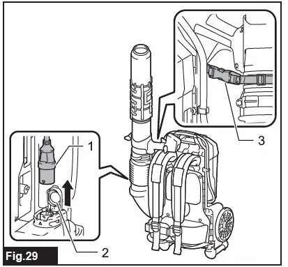 makita CBU02 Battery Powered Backpack Blower-31