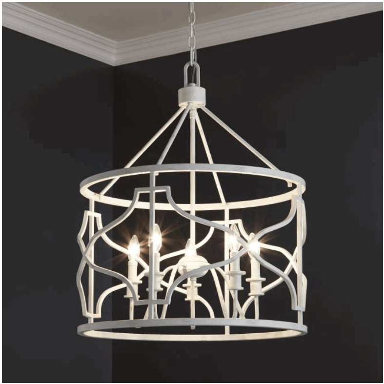 Signature Hardware 440628 Del Ray 5 Light Chandelier
