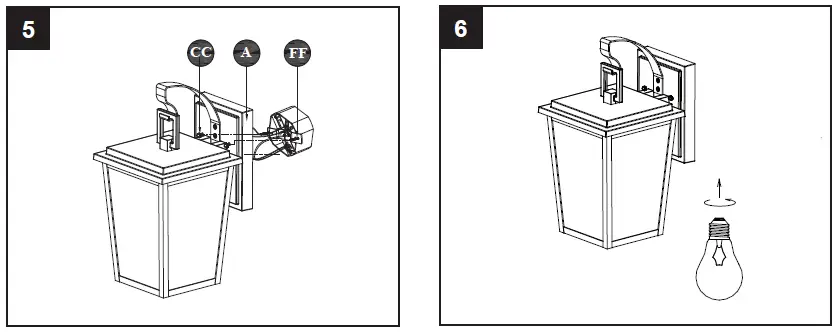 allen-plus-roth-81005-Mt-Airy-1-Light-Outdoor-Coal-Lantern-Wall-Mount-6