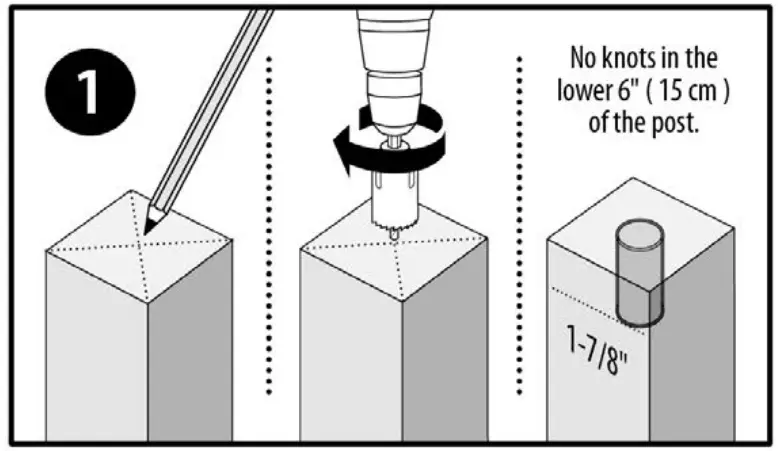 TITAN 4x4 4x6 Wood Post Anchor - fig 1