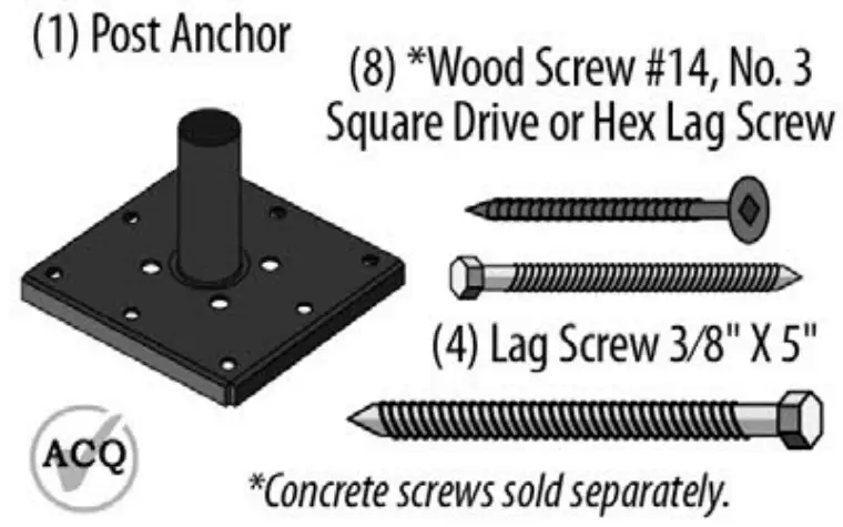 TITAN 4x4 4x6 Wood Post Anchor - fig 2